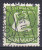 Denmark 1935 Mi. 222     5 Ø Swan Schwan Ugly Duckling Fairytale ERROR Variety Double Printing At Top (2 Scans) !! - Variedades Y Curiosidades