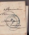 BELGIQUE :  1843:Précurseur De BRUXELLES à MARCHE.+texte .Cachet Bruxelles Double Cercle Bleue.Verso:Marche. Rouge; - 1830-1849 (Belgique Indépendante)