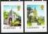 GUERNSEY  5 STAMP CARD  ZICHTEN VAN HET EILAND   1986 - Timbres (représentations)