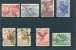 1935-Greece- "Mythological" Airpost- Complete Set (5,25,50Dr. Toned) Used/usH/MH (incl. "10dr." Short & Wide) - Gebraucht