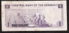 GAMBIA  P4a  1  DALASI  1971 Signature 2       AVF    NO P.h. ! - Gambie