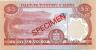 SAMOA 5 TALA RED SPECIMEN FLAG CHILD FRONT APIA LANDSCAPE BACK ND(1985) P.26s UNC READ DECRIPTION !!!! - Samoa