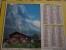 Almanach Des P.T.T. 1986 - Vosges N°88 - Chalet Fleuri - Au Pays Du Mt Blanc -  LAVIGNE - - Small : 1981-90