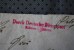 DURCH DEUTSCHE DIENSPOST COVER LETTER EN CENSURE CENSOR CACHET MILITAIRE NAZI MARCOPHILIA 1940 GRIFFE ROUGE - Briefe U. Dokumente