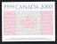 CANADA  OFFICIELE  MILLENNIUM POSTKAART  1999/2000 - 1953-.... Règne D'Elizabeth II