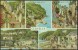 "CLOVELLY"  Multi-view - A Salmon Postcard (number 4532.  C1960 - Clovelly