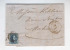 616/18 - Lettre TP Médaillon CHIMAY 1857 Vers MALINES - Boite Rurale V Origine MACQUENOISE - Landpost (Ruralpost)