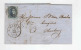 620/18 - Lettre TP Médaillon (touché) Distribution RANCE 1859 - Boite Rurale (Faible) L Origine FROIDCHAPELLE - Rural Post