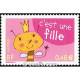 Delcampe - VARIETES FRANCE 2002   N° 3463  C ' EST UNE FILLE  DEUX BANDE PHOSPHO   NEUF ** GOMME MARGE - Unused Stamps