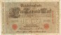 Billete 1000 Mark Reich Aleman 1910.serie N. Banknote - 1.000 Mark