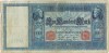 Billete 100 Mark Reich Aleman 1910. Serie D. Banknote - 100 Mark