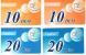 MONTENEGRO - PROMONTE (GSM RECHARGE) - ALO:  LOT OF 4 DIFFERENT  -  USATA  -  RIF. 1573 - Montenegro