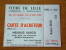 Delcampe - FOIRE DE LILLE 1962 - Carte D'ACHETEUR / Meubles Dasco MENIN ( 10 Carte D'Entrée ) ! - Tickets - Vouchers