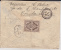 LEVANT ANGLAIS - 1901 - ENVELOPPE ENTIER POSTAL RECOMMANDEE CHARGEE De CONSTANTINOPLE (TURQUIE) Pour LONDRES - FISCAL - Levante Britannico