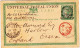 JAMAICA - 1881 - RARE CARTE POSTALE ENTIER De GORDON TOWN Pour ESSEX (ENGLAND) Par PAQUEBOT SS "CARIBBEAN" - Jamaïque (...-1961)