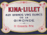 PLAQUE - PUBLICITE SUR CARTON - Vins Blancs KINA LILLET - Plaques En Carton