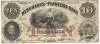 10 DOLLARS . MERCHANTS PLANTERS BANK . 1856 - Georgia