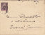 Tres Belle Lettre Indochine 1894, Yv 10 Seul, Au Verso 5 Cachets: Haiphong, Saïgon, Ambulant, Perlé Malause/d467 - Sonstige & Ohne Zuordnung