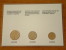 1993 - 10, 20 & 50 AVOS Muntenset / Real Coins Gold Plated - Verguld - Doré ( For Grade, Please See Photo ) ! - Macao