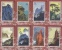 Tamura Cards From Gansu Province, Stamps Of Huangshan Mountain,set Of 16,mint,issued In 1994 - Francobolli & Monete