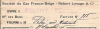 Facture Société Du Gaz Franco Belge Robert Lesage Usine De Pontivy  Pontivy 56 Morbihan Timbre Fiscal 25 C - Droguerie & Parfumerie