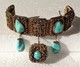 CINA (China): Fine And Old Chinese Silver & Turquoise Bracelets And Pin With Box - Arte Orientale