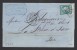 FRANCE N° 45 Obl. S/Lettre Entiére GC 12 Agen - 1870 Bordeaux Printing