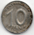 DDR - 10 PFENNIG ( 1952 ) Germania Est / Deutschland - 10 Pfennig