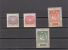 Japon Nº 186 Al 189 Con Charnela - Unused Stamps