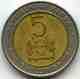 Kenya 5 Shillings 1997 KM 30 - Kenia