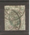 NATAL - 1888 VICTORIA 1s (1/-) GREEN O/P "POSTAGE" (CURVE IN GREEN) USED (DOUBLE CANCEL)   SG 59 - Natal (1857-1909)