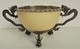 CINA (China): Old Silver Dragon Bowl With Egg Of Ostrich - Marked Luen Wo - Arte Orientale