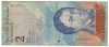 N. 1  Banconota  Del  VENEZUELA  Da 2  Bolivares  - Anno 2007. - Venezuela