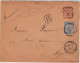 1899 - TUNISIE - ENVELOPPE RECOMMANDEE De TUNIS Pour ALGER - Cartas & Documentos