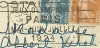 Carte TP Semeuse Cachet Mécanique JEUX OLYMPIQUES 1924 / PARIS / PLACE CHOPIN - Ete 1924: Paris