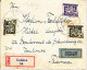 TCHECOSLOVAQUIE - 1945 - ENVELOPPE RECOMMANDEE Par AVION De GELNICA Pour TOULOUSE - Lettres & Documents