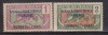 Ubangui  MH No Gum,  2v 1c & 2c. - Unused Stamps