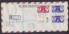 Bahamas On Her Majesty´s Service Registered NASSAU Label 1966 Mult Franked Cover To EATONTOWN New Jersey USA (2 Scans) - 1963-1973 Autonomía Interna