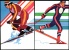 USA 3 Postcards + 3 Maximum Cards. Winter Olympic Games Lake Placid. Skiing, Slalom, Figure Skating. (V01122) - Invierno 1980: Lake Placid