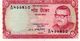 Bangladesh 5 Taka Banknote With Holes Bangladesh 5 TAKA P13 1973 BARCA Mujibur TIGER Xf - Bangladesh