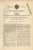 Original Patentschrift - E.A. Mitchell In West Norwood , 1899 , Kraftmaschine !!! - Macchine