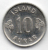 ISLANDA 10 AURAR 1974 - Islande