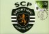 SPORTING CLUB DE PORTUGAL  SOCCER   STEMMA  FOOTBALL CALCIO MAXIMUN OFFICIAL  BOLLO ORIGINALE - Football