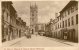 WARWICK , St. Mary´s Church & Church Street - OLD ENGLISH POSTCARD - CIRCULATED 1929 -Harvey Barton & Son Ltd. - Warwick