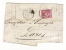 Y. & T.  N° 75  /  Type SAGE  ( N Sous B ) 75 C. Carmin, Seul Sur Lettre  /  CAISSE D'ESCOMPTE D'ANGOULÊME , En 1877 - 1876-1878 Sage (Type I)