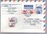 Russie - Lettre Entier Postal 1992 - 1993 + 4 Tp - By Air Mail Par Avion - Pour La France - Interi Postali