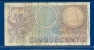 BANCONOTA  Da  500  Lire - Serie MERCURIO -  D.M. 02.04.1979 - Grado Di Rarità Comune. - 500 Liras