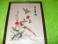 ART,ASIE,ASIA,CHINE,CHINA ,PEI NTURE  SUR SOIE,BRODERIE,OISEAU,COUT   URE,TABLEAU,été - Asiatische Kunst