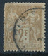 France-type Sage YT 105 Oblitéré 2F Bistre Sur Azuré - 1898-1900 Sage (Type III)