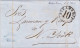 MEXIQUE - 1862 - RARE LETTRE De VERA CRUZ Pour NEW YORK Avec CACHET TAXE De PAQUEBOT "STEAMSHIP" - Mexique